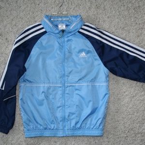 Adidas Windbreaker Jacket with Zip in Hood Youth S